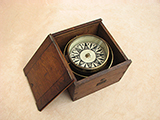 Mid 19th Century  Mariners gimballed compass signed J Bedington